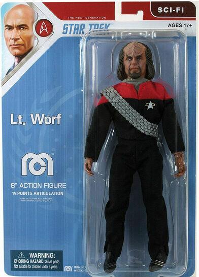Actual product image Mego Star Trek TNG figurine Lt. Worf Limited Edition 20 cm