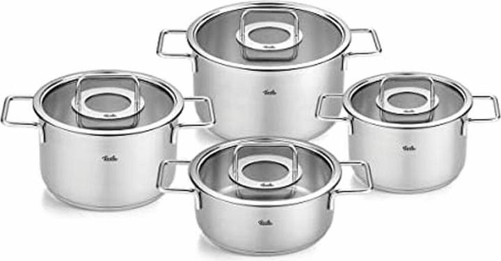 Actual product image Fissler Set (KT16 20 24 BT20cm mGD)Pure Collection4 pcs. (20 cm, Pot, Stainless steel)