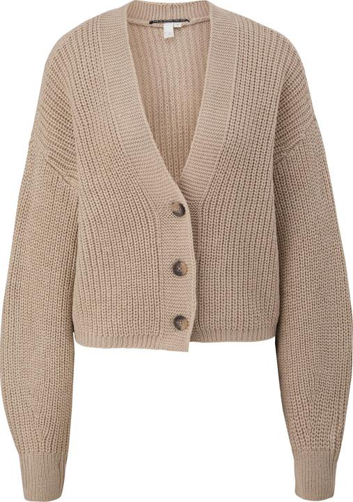 Produktbild s.Oliver Strickjacke Strickjacke mit V-Ausschnitt (XL)