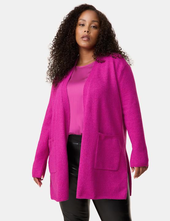 Produktbild Samoon Kuscheliger Long-Cardigan Jacke Strick - 64162 (52)