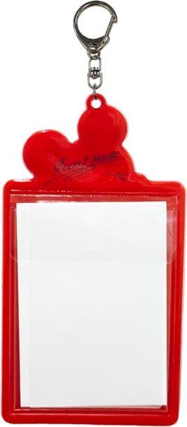 Actual product image Disney Mickey Mouse card holder (instant photo key ring)