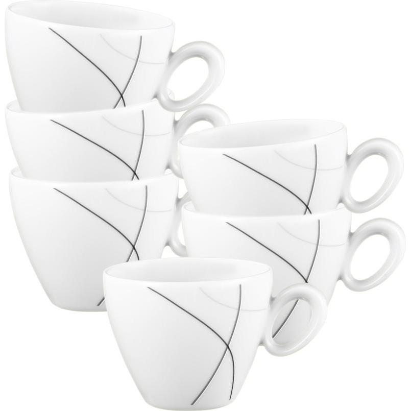 Seltmann, Tasse, Trio Highline Espressotassen (110 ml, 6 x)