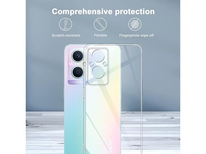 Produktbild Screenguard Oppo Reno8 Lite 5G Flexible TPU Clear Case (Oppo Reno 8 Lite 5G)