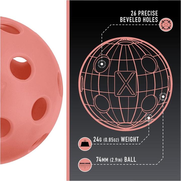 Actual product image Franklin X-26 Pickleball Balls (Pack of 12)