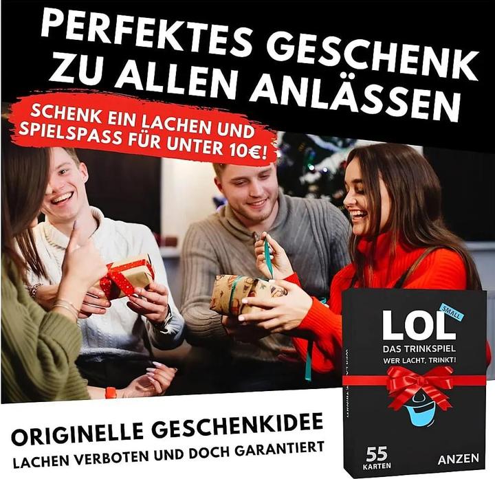 Actual product image Anzen Spiele LOL - The Drinking Game - Compact (d) (German, 2 - 12 Players)
