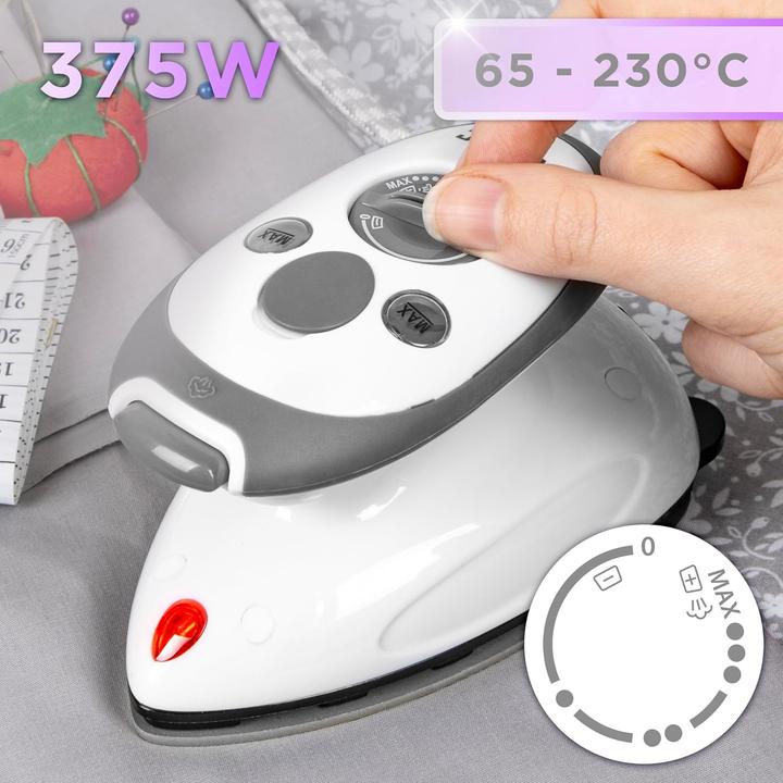 Immagine prodotto Duronic Mini-Reisebügeleisen mit Keramikfläche