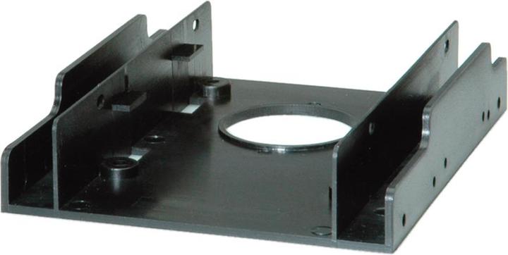 Actual product image Secomp Mounting adapter, style 3.5, frame for 2x 2.5 HDD, black