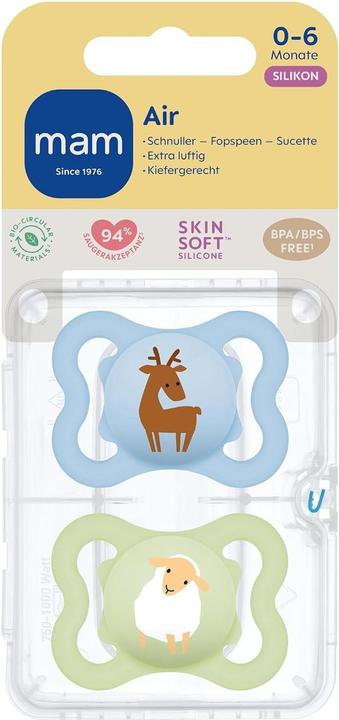 Actual product image MAM Original Silikon Schnuller, 2 Stück, 6-16 Monate (6 - 16 Months)