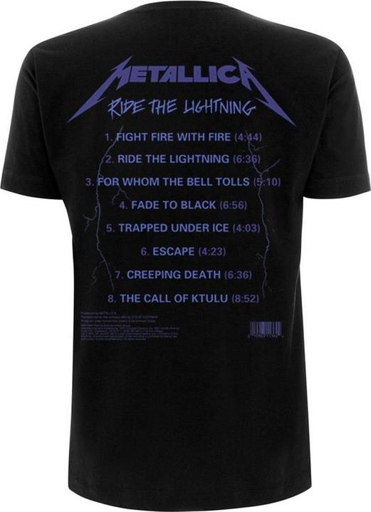 Produktbild Metallica Erwachsene Ride The Lightning Tracks TShirt (XL)