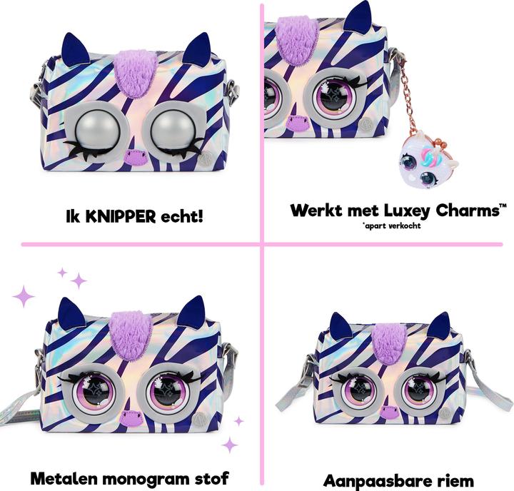 Productafbeelding Spin Master Purse Pets - Metallic Magic - Zebra (6066464)