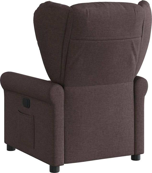Immagine prodotto vidaXL Reclinabile elettrica in tessuto marrone scuro
