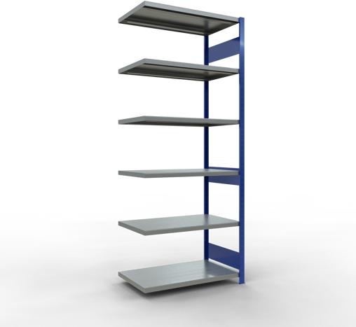 Actual product image Schulte Lagertechnik MULTIplus250 boltless add-on bay system with length bolts