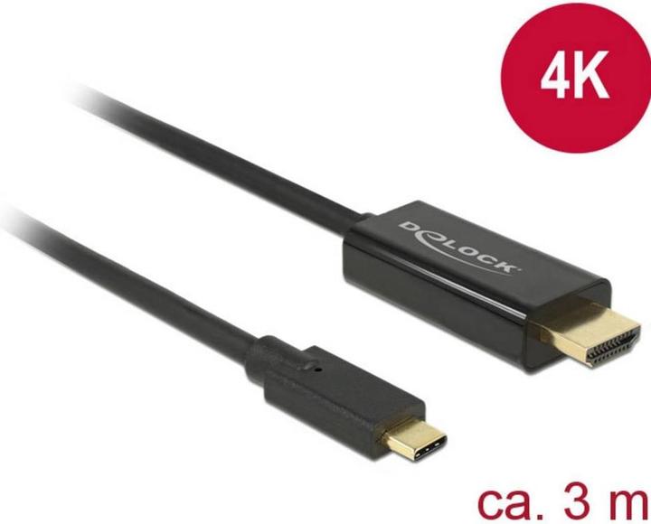 Delock USB Typ C — HDMI (Typ A) (3 m)