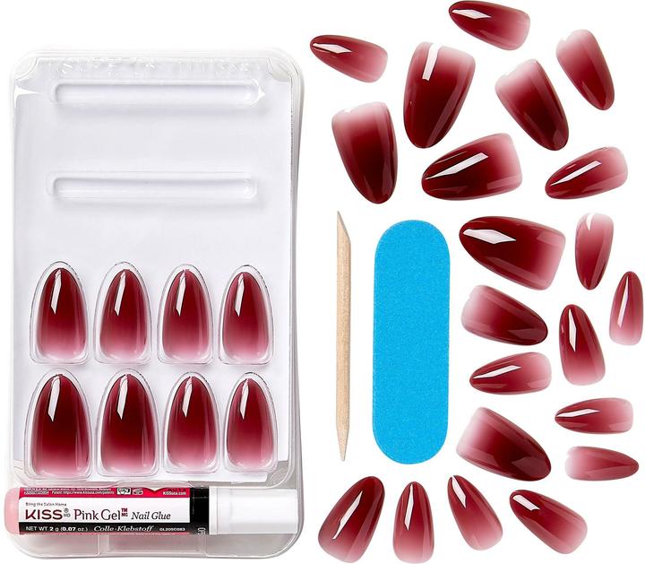 Image du produit KISS Bare-But-Better Gel Nails - 28 Pieces (Ongles artificiels)