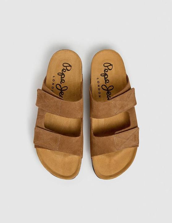 Produktbild Pepe Jeans Pantoletten aus Nubukleder (43)
