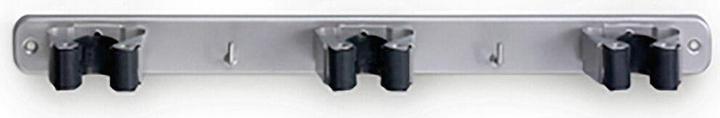 Actual product image Inofix 3-fold broom holder, matt chrome