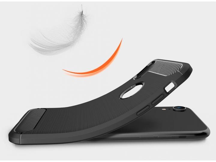 Produktbild Screenguard Carbon Brushed Soft TPU (Apple iPhone XR)