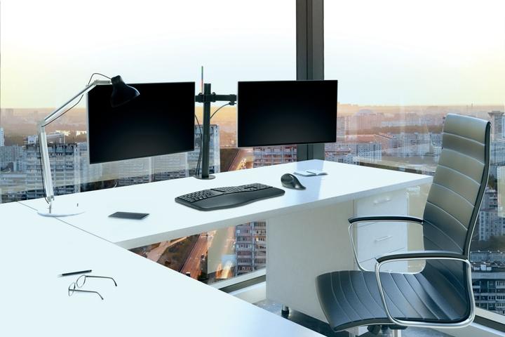 Actual product image Kensington SmartFit Ergo Verlängerter Dual Monitorarm (Table, 32")