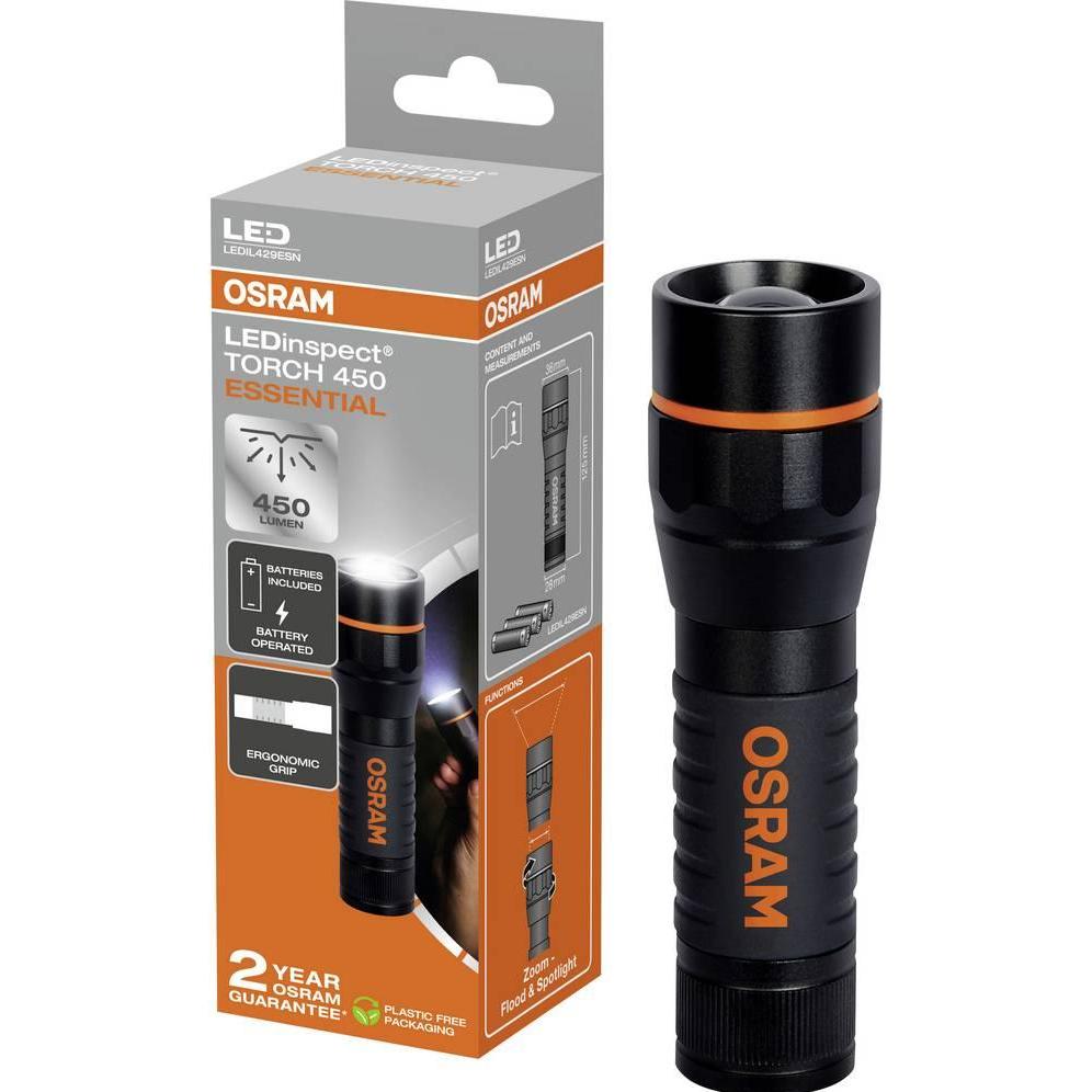 Osram, Illuminazione officina, LEDinspect TORCH 450 ESSENTIAL Arbeitsleuchte (450 lm)