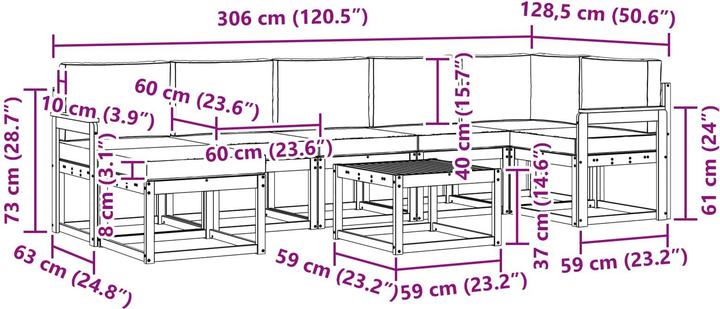Actual product image vidaXL Sofa Set
