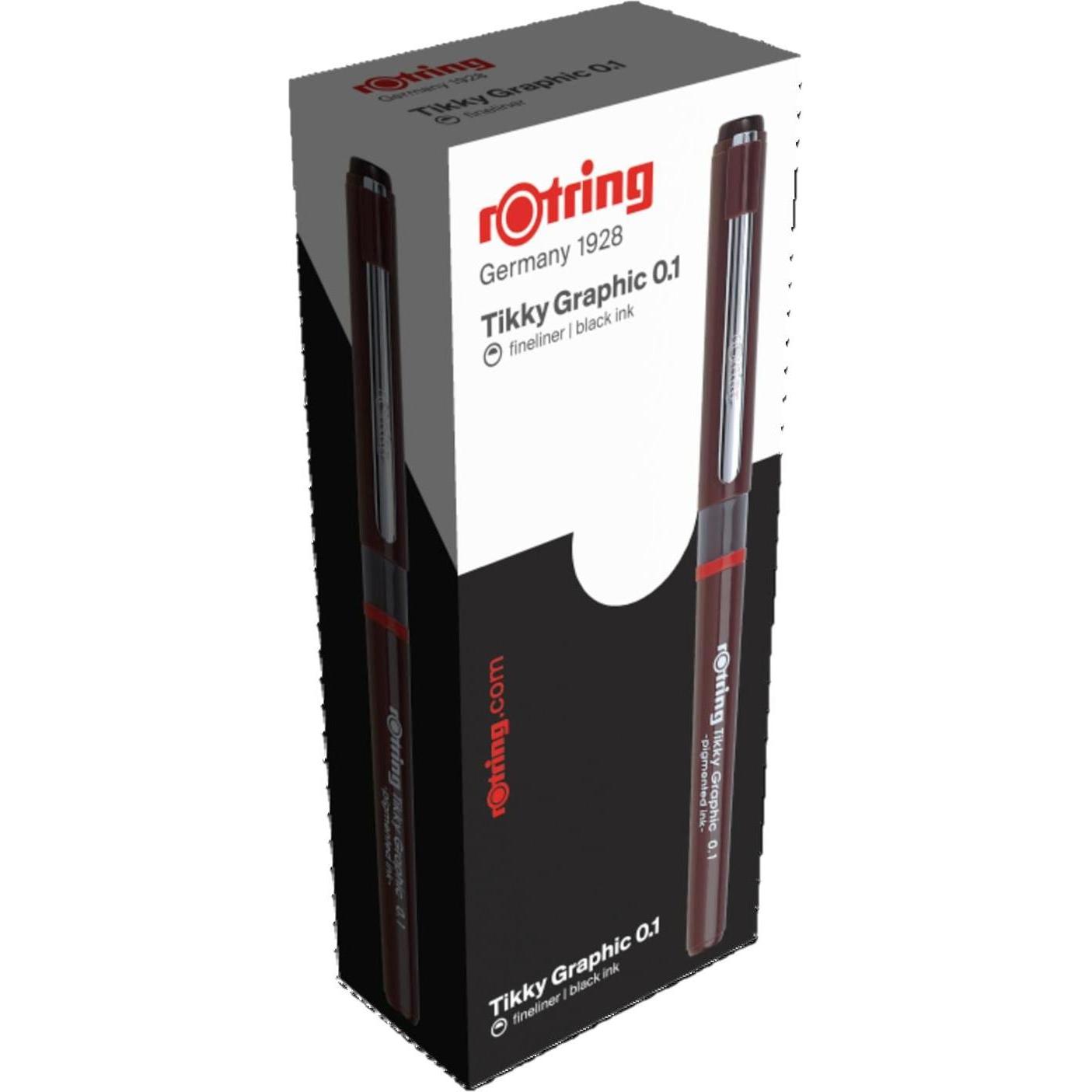 Rotring, Schreibstifte, Tikky Graphic (Schwarz, 1 x)