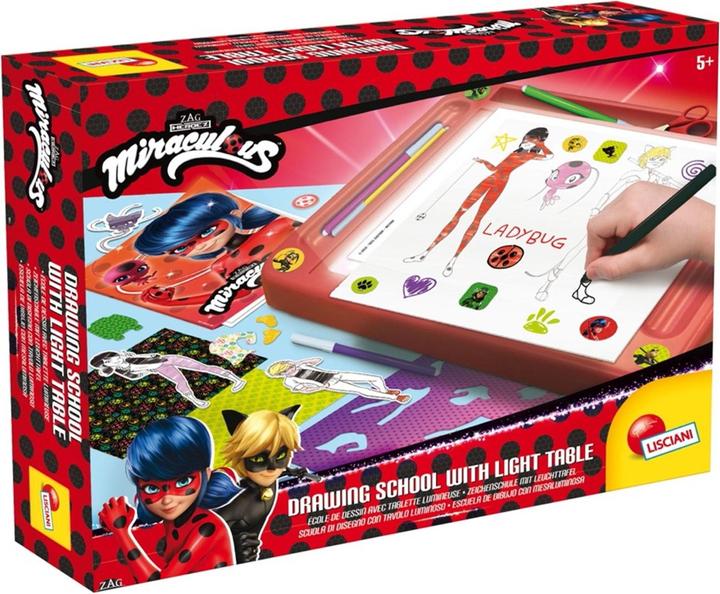 Actual product image Lisciani Ladybug Drawing School With Light Table