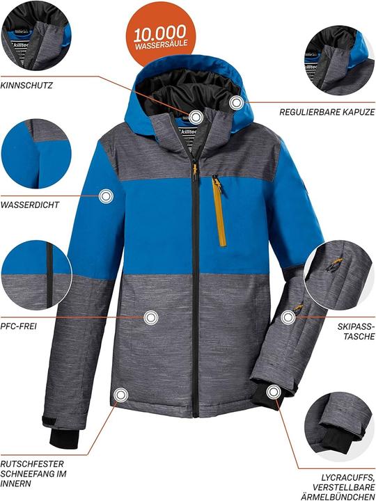 Produktbild Killtec Giacca da Sci con Cappuccio e Paraneve (116)