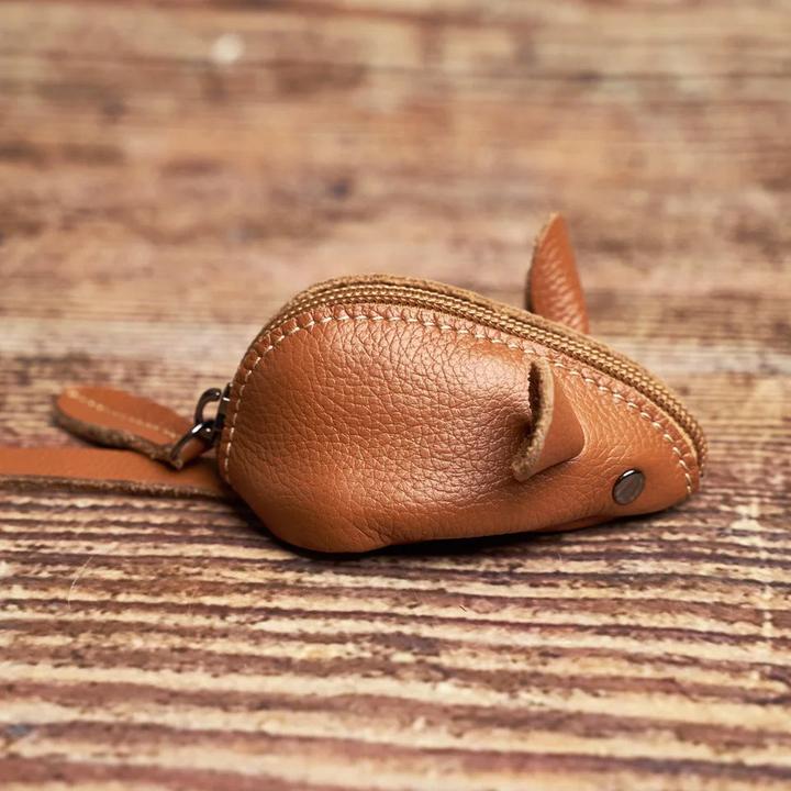 Produktbild Only-Bags.Store Vintage Mini Mini Münze Brieftasche Echtes Leder Kleine Brieftasche Maus Aufbewahrungstasche