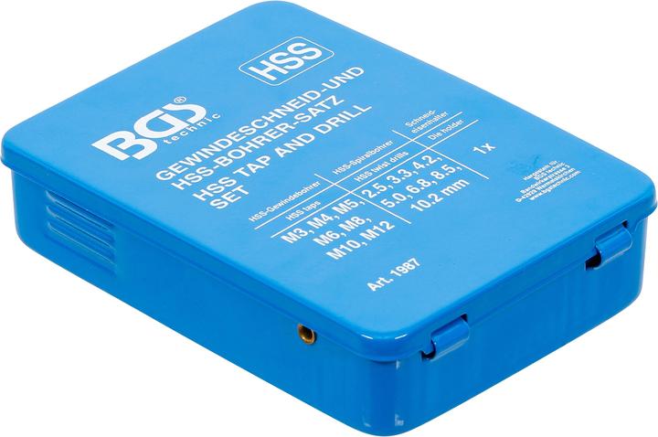 Image du produit BGS Jeu de tarauds/forets HSS