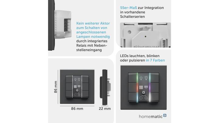 Produktbild Homematic IP HmIP-WRC6-230-A