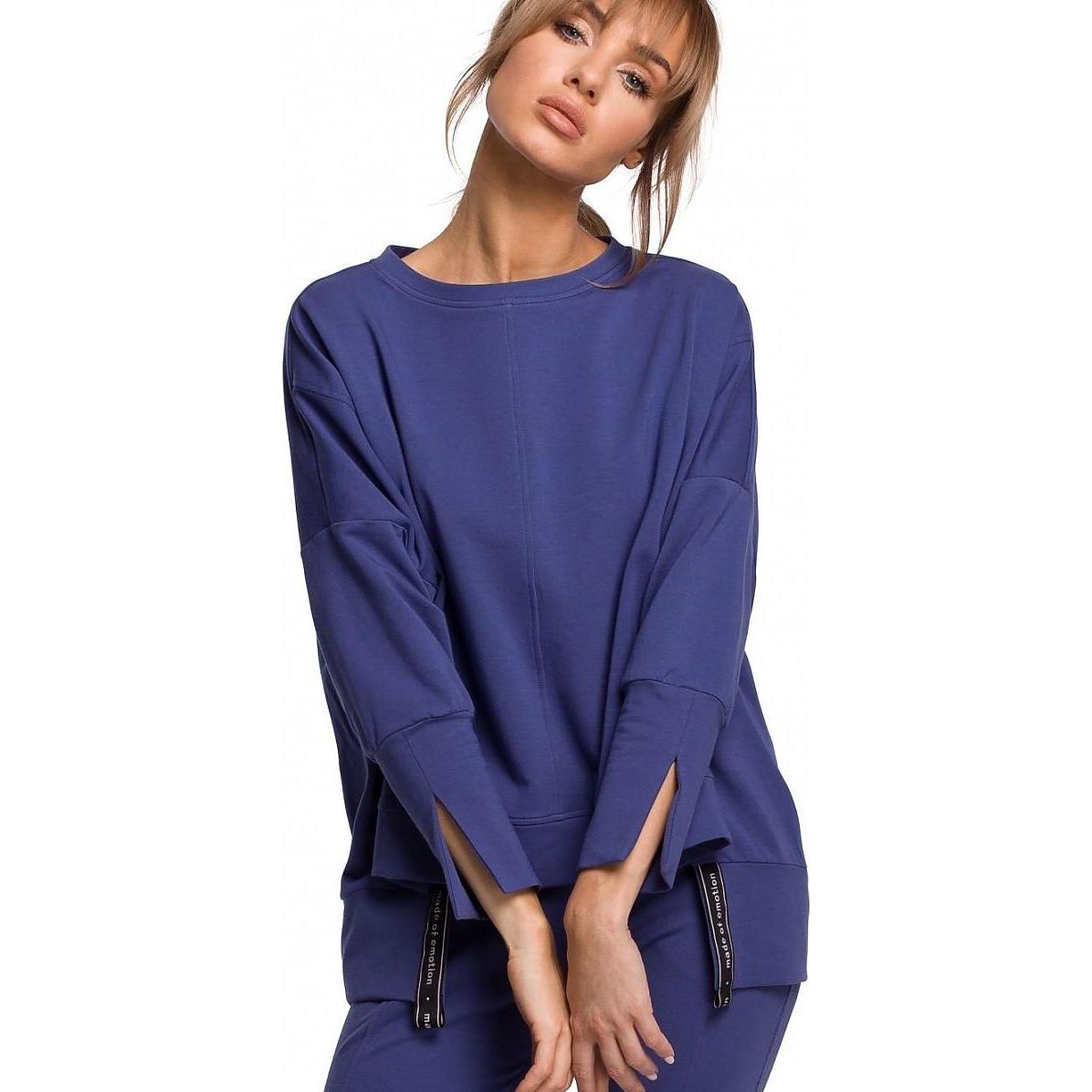 Thumbnail - Made of Emotion, Damen, Pullover, Sweater Moe, Blau, (L, XL)