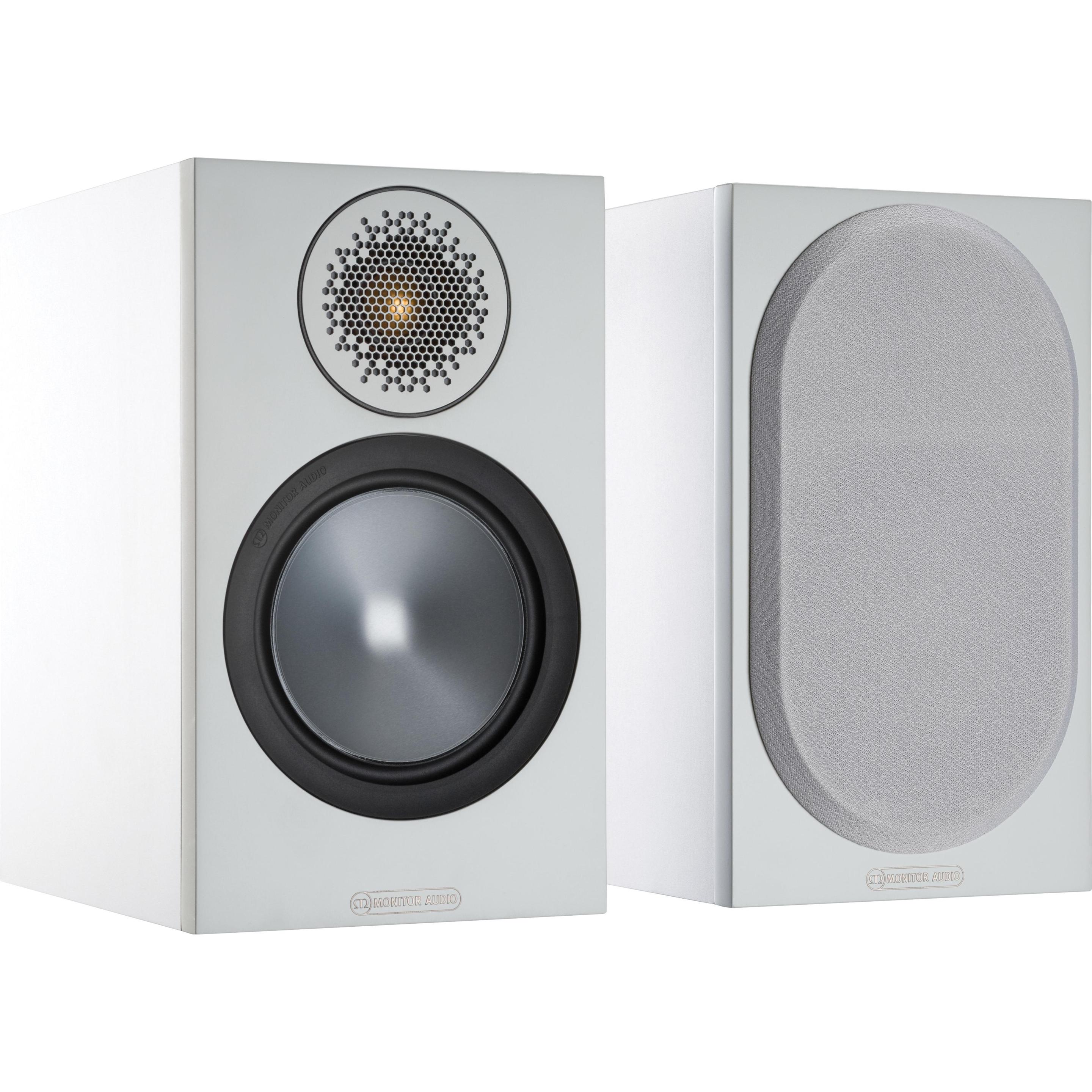 Monitor Audio Regallautsprecher Paar Bronze 50 Weiss (1 Paar, 80 W) (SB6G50W)
