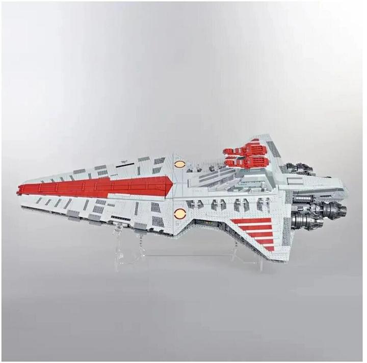 iDisplayit Acryl-Ständer 2 in 1für LEGO 75367 SW Republikanischer Angriffskreuzer der Venator-Klasse