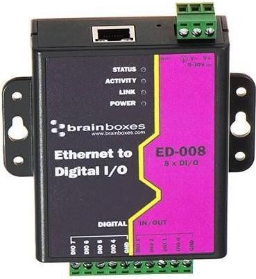 Produktbild Brainboxes Ethernet to 8 Digital IO Lines (8 Ports)