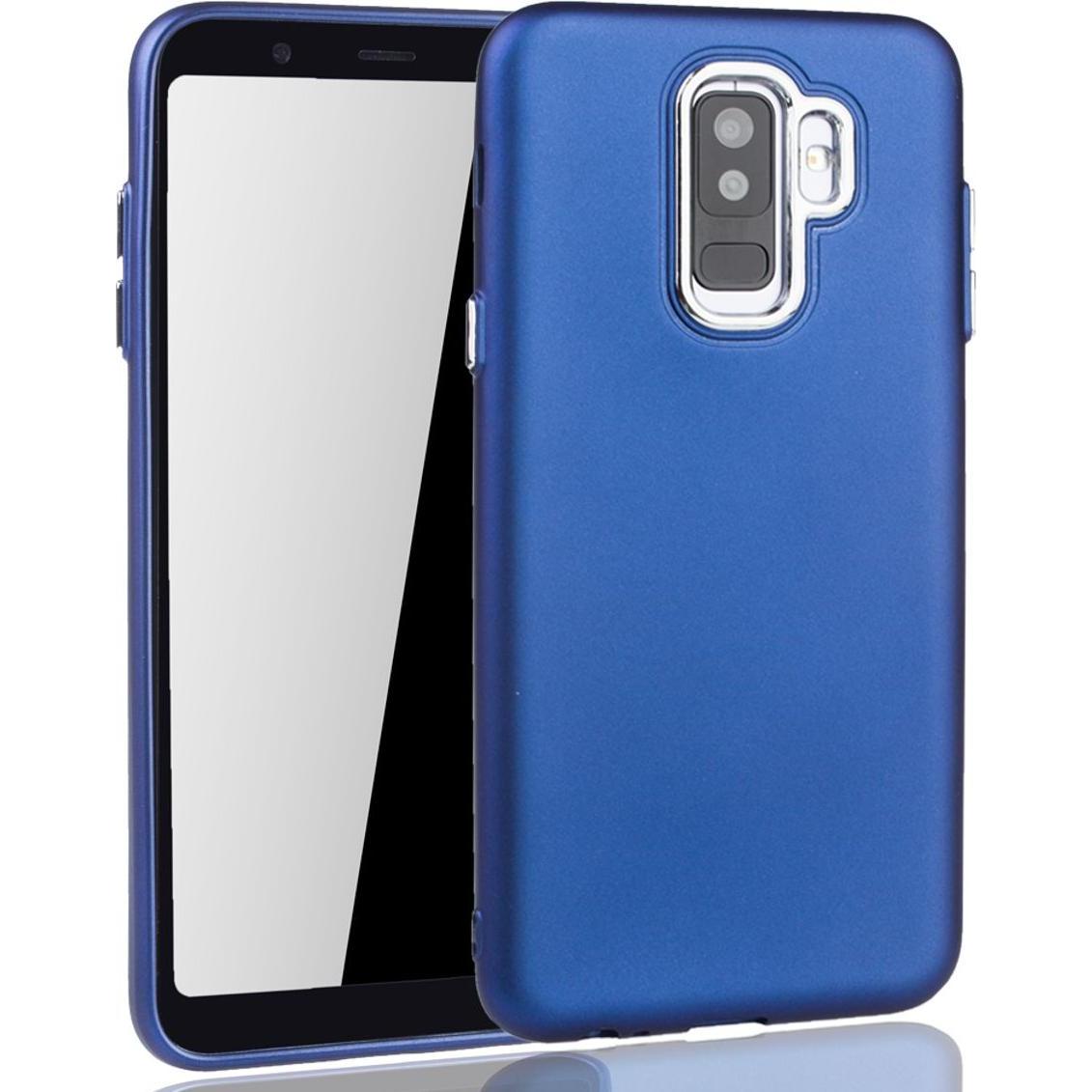 Thumbnail - König Design Handyhülle für Samsung Galaxy A6 Plus (2018) Schutzcase Backcover Bumper Blau (Nokia X6 2018), Smartphone H...