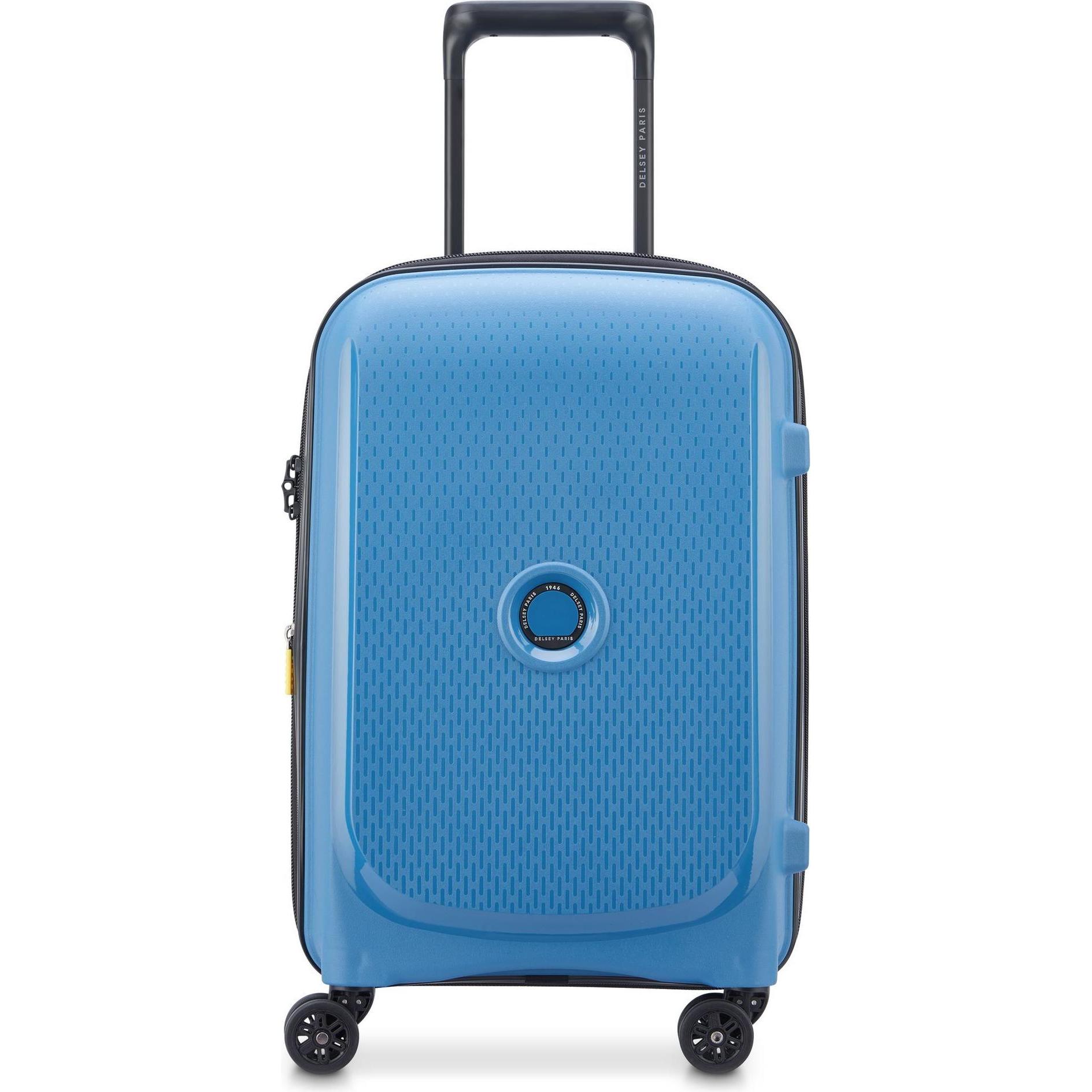 Delsey Blu Valigia, Carrello Da Cabina Belmont Plus A 4 Ruote 55 Cm, (39 L)