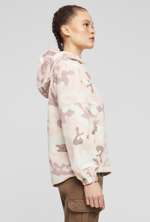 Actual product image Brandit Ladies summer front zip windbreaker size 4XL colour candy/camouflage pattern (4XL)
