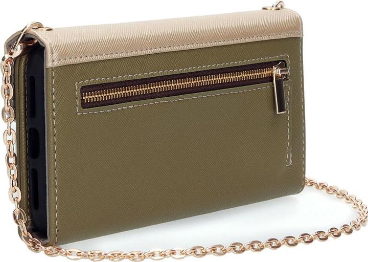 Actual product image Casetastic Clutch Samsung Galaxy A21s (2020) Gold/Green (Samsung Galaxy A21s)