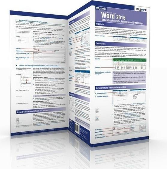 Produktbild Wo&Wie: Word 2016 Seriendruck (Deutsch, Anja Schmid, 2016)