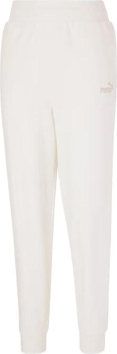 Actual product image Puma ESS+ embroidery trousers with high waist FL women's trousers cream 670007 99 (M)