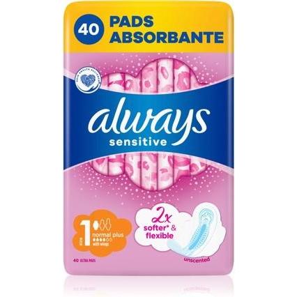 Always, Binden, Sensitive Normal Plus (40 x, Damenbinden)