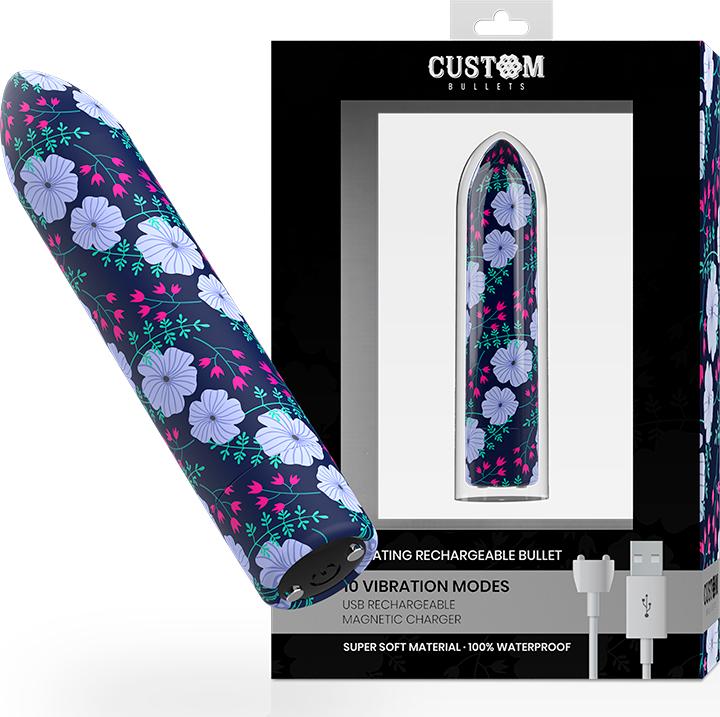 Actual product image Custom Bullets Mini Vibrator "Magnetic Bullet