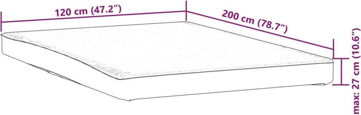 Produktbild VidaXL Matratzenschoner Matratzenauflage Matratzenschutz 90x190cm Wasserdicht (100 x 220 cm)