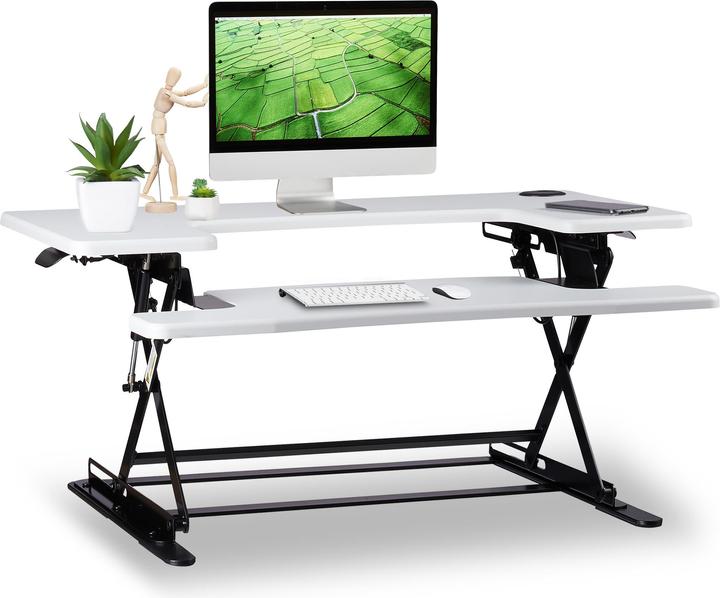 Image du produit Relaxdays Poste de Travail Assis-Debout