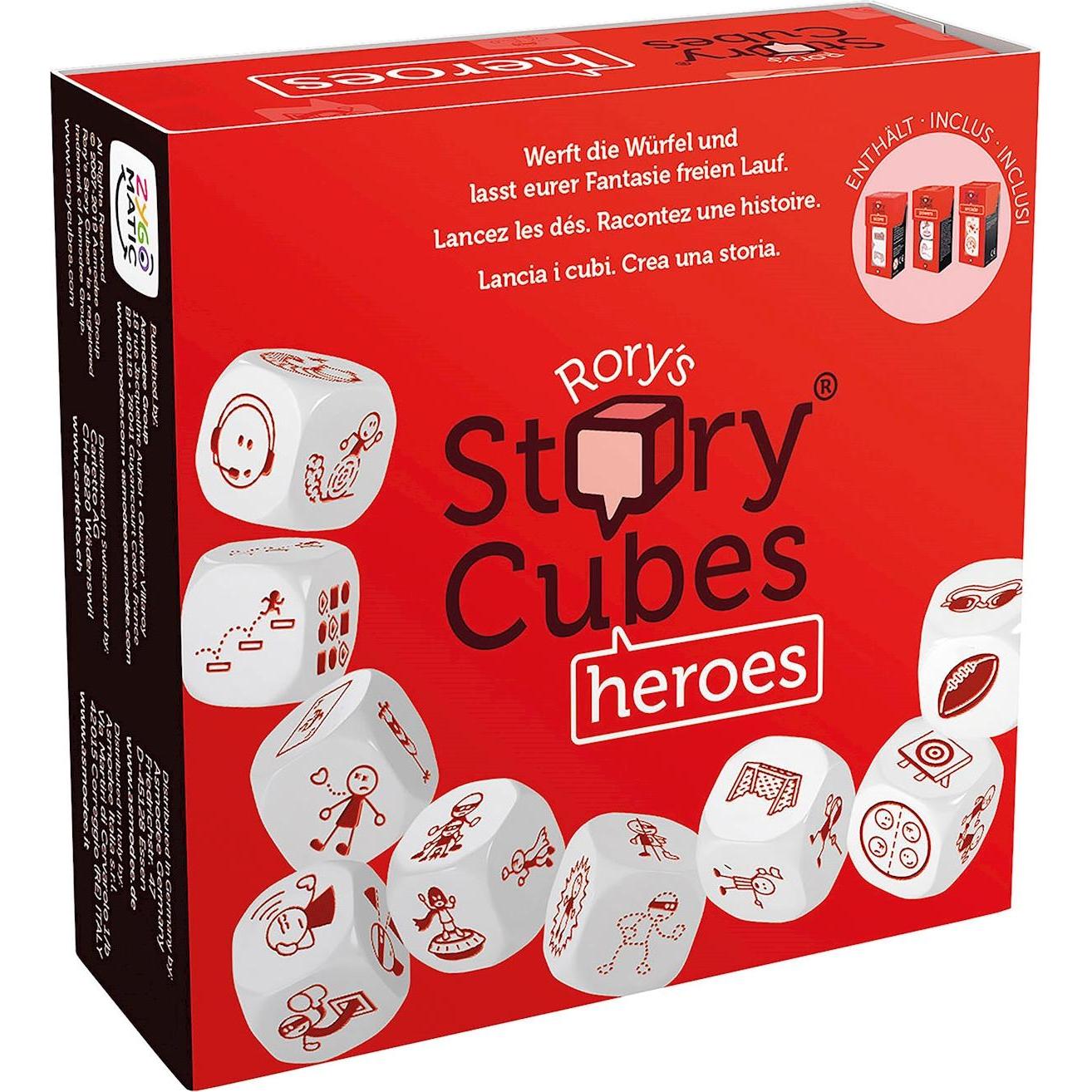 Asmodée Würfelspiel Rory's Story Cubes Heroes (Deutsch, Französisch, Italienisch)
