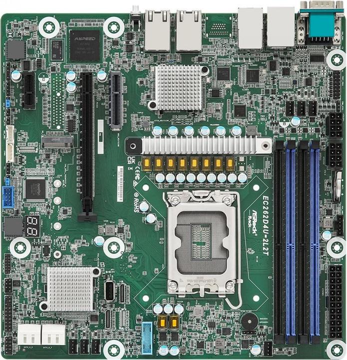 AsRock Mainboard EC262D4U-2L2T micro-ATX Socket 1700 DDR5-only Single (LGA 1700, mATX)