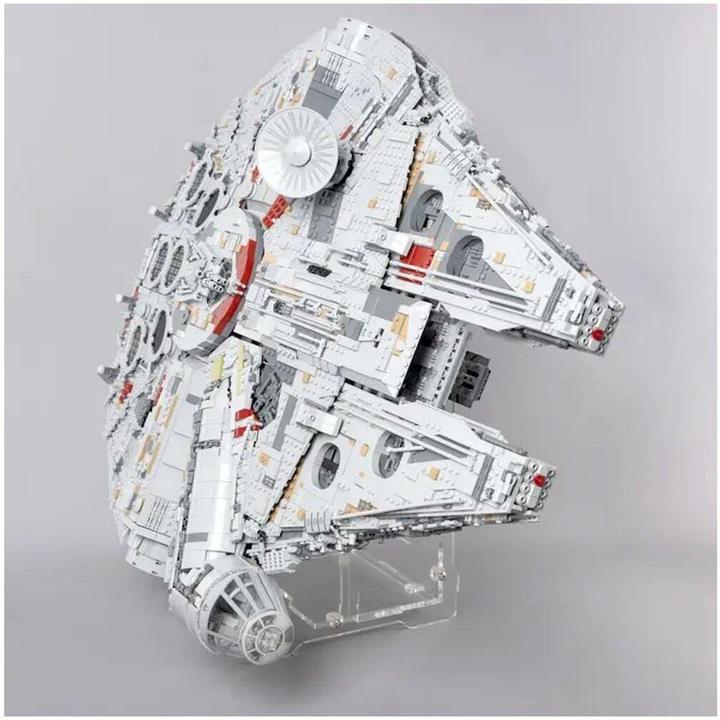 Actual product image iDisplayit Acrylic stand 2 in 1 for LEGO 75192 Star Wars UCS Millennium Falcon