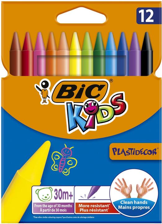 Produktbild Bic Kids Plastidecor Farbe Kreide (12x)