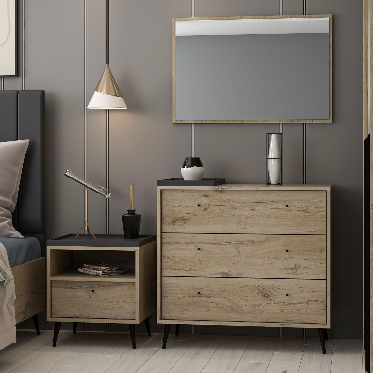 Thumbnail - Skye Decor, Kommode + Sideboard, Lara (90 x 90 x 45 cm)