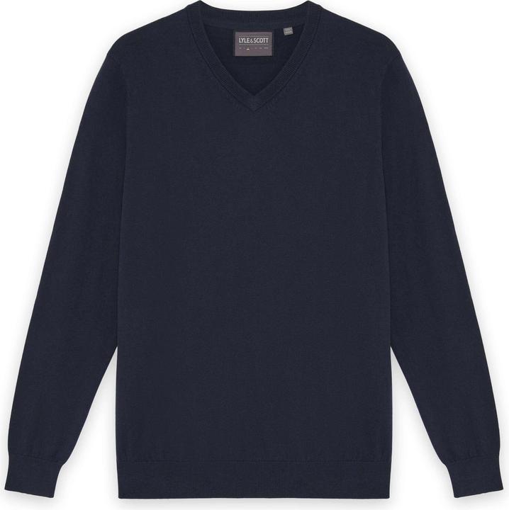 Produktbild Lyle and Scott V-Ausschnitt Pullover mit Stickerei (XXL)